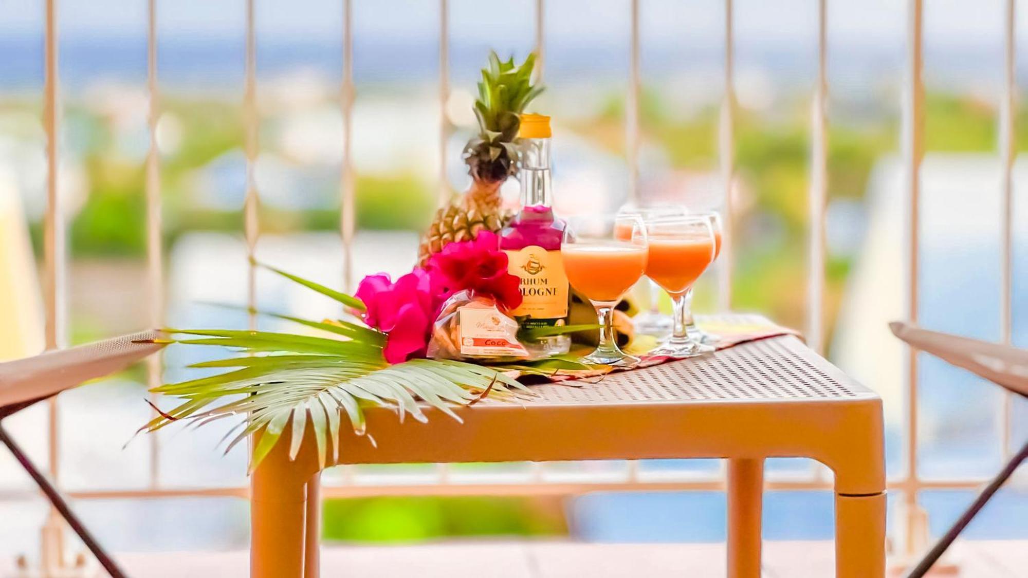 Magnifique Appartement Fleurs Caraibes - 6 Personnes En Residence Avec Piscine Privee - Sainte Anne Zewnętrze zdjęcie